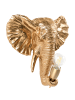 Beliani Wandleuchten ELEPHANTI in Gold/Messing - (W) 36 x (H) 34 x (L) 10 cm