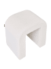 Beliani Pouf ESTES in Weiß - (W) 48 x (H) 45 x (L) 35 cm