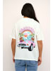 Kaffe T-shirt KAulrikke Oversize fit in Chalk