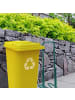 relaxdays Müllpresse für die Mülltonne in Grün