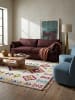 KADIMA DESIGN Hochflor-Teppich Kuschelig ARUN Geometrisch Abstrakt Weich Vintage