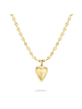 LIEBESKIND BERLIN Halskette Open Heart Amulet in gold