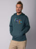 wat? Apparel Sweatshirt 80s Hantel in Petrol