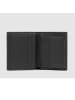 Piquadro Black Square Geldbörse RFID Schutz Leder 8.5 cm in black