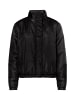 myMo Damen Leicht Wattierte Blousonjacke in Schwarz