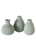 Boltze Vase Esko 3er-Set in hellgrün