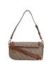 Guess Dea Flap - Schultertasche (coal logo) in latte logo