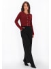 faina Cardigan in burgundy