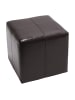 MCW 2er-Set Sitzhocker Carrara, 2er Set, braun