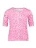 Betty Barclay Basic Shirt mit Rippenstruktur in Rosé/Pink