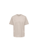 ONLY & SONS Beige Bio-Baumwolle T-Shirt