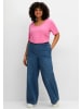 sheego Rundhalsshirt in blumiges pink