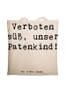 Mr. & Mrs. Panda Tragetasche Verboten süß Patenkind mit Spruch in Creme