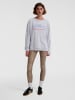 Hummel Sweatshirt Hmlfast Damen in LIGHT GREY MELANGE