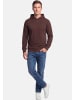 S. Oliver Sweatshirt / Hoodie Basic in Braun / creme