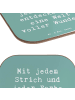 Mr. & Mrs. Panda Untersetzer für Gläser Spruch Die Freude an der... in Meeresbrise