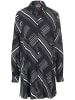 WALL London Longbluse Viscose in schwarz