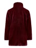BETTY & CO Outdoorjacke mit Kunstfellkragen in Fall Burgundy