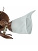 Licht-Erlebnisse Deckenlampe (B)31 x (L)31 x (H)18 cm in Shabby Braun Antik WeißShabby Braun Antik Weiß