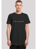 F4NT4STIC Long Cut T-Shirt Long Cut T-Shirt 'Friends Text Logo' in schwarz