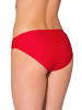 Aquarti Aquarti Damen Bikini Hose mit mittelhohem Bund in rot