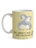 Mr. & Mrs. Panda cappuccinotasse Tolle Tante mit Spruch in Gelb Pastell