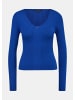 comma Strickpullover langarm in Blau