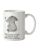 Mr. & Mrs. Panda Tasse Elefant Biene mit Spruch in Weiß