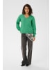 Kaffe Strickpullover KAsarla Loose fit in Gumdrop Green Melange