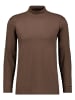 Ragman Langarm-T-Shirt in braun
