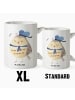 Mr. & Mrs. Panda XL Tasse Eule Matrose ohne Spruch in Weiß