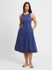 Ambiance Kleid in indigo - 0002