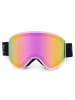 YEAZ APEX Magnet-Ski-Snowboardbrille pink verspiegelt/weiß in weiß