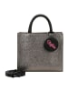 Buffalo Big Boxy Handtasche 26 cm in glitter dark grey