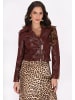 faina Women Jacket in burgundy