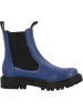 palado Chelsea Boots in royal/stitch black