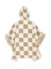 Usha Women Poncho in Beige Wollweiss