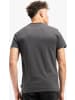 Lonsdale T-Shirt "Potternewton Herren T-Shirt normale Passform" in Schwarz