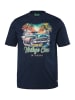 Men Plus Kurzarm T-Shirt in navy blau