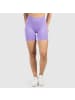 SMILODOX Shorts Nomeli Scrunch in Lila