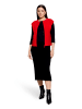 Betty Barclay Grobstrickjacke ohne Arm in High Risk Red