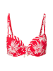 Linga Dore Linga Dore Bikini top in Leaf stripe