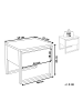 Beliani Nachttisch GIULIA in Braun - (W) 50 x (H) 43 x (L) 41 cm
