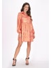 faina Women Dress in Pink Metallic
