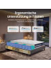 VASAGLE Taschenfederkernmatratze Mosey in Weiß - (B)140 x (H)25 x (T)200 cm