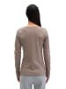 Marc O'Polo DfC U-Boot-Longsleeve regular in Chalky Brown