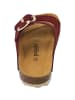 Palado Pantoletten Korfu Suede Premium Leather in Bordeaux