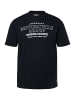 Men Plus Kurzarm T-Shirt in schwarz