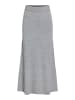 Vila ANKLE KNIT SKIRT - NOOS in Medium Grey Melange