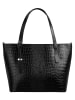 Cluty Handtasche echt Leder in schwarz